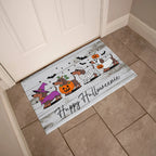 Happy Halloweenie Dachshund Doormat – Cute Halloween Dog Mat Décor