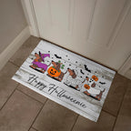 Happy Halloweenie Dachshund Doormat – Cute Halloween Dog Mat Décor