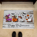 Happy Halloweenie Dachshund Doormat – Cute Halloween Dog Mat Décor