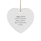 Juggling Gifts for Men or Women - Heart Ornament from Friends or Family - Funny Quote 'Juggling Started Out As A Harmless Hobby. I Had No Idea It Would Come To This...' - Christmas Unique Gifts