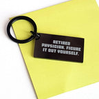 Physician Keychain Funny Quote Gifts from Friends to Men Graduation