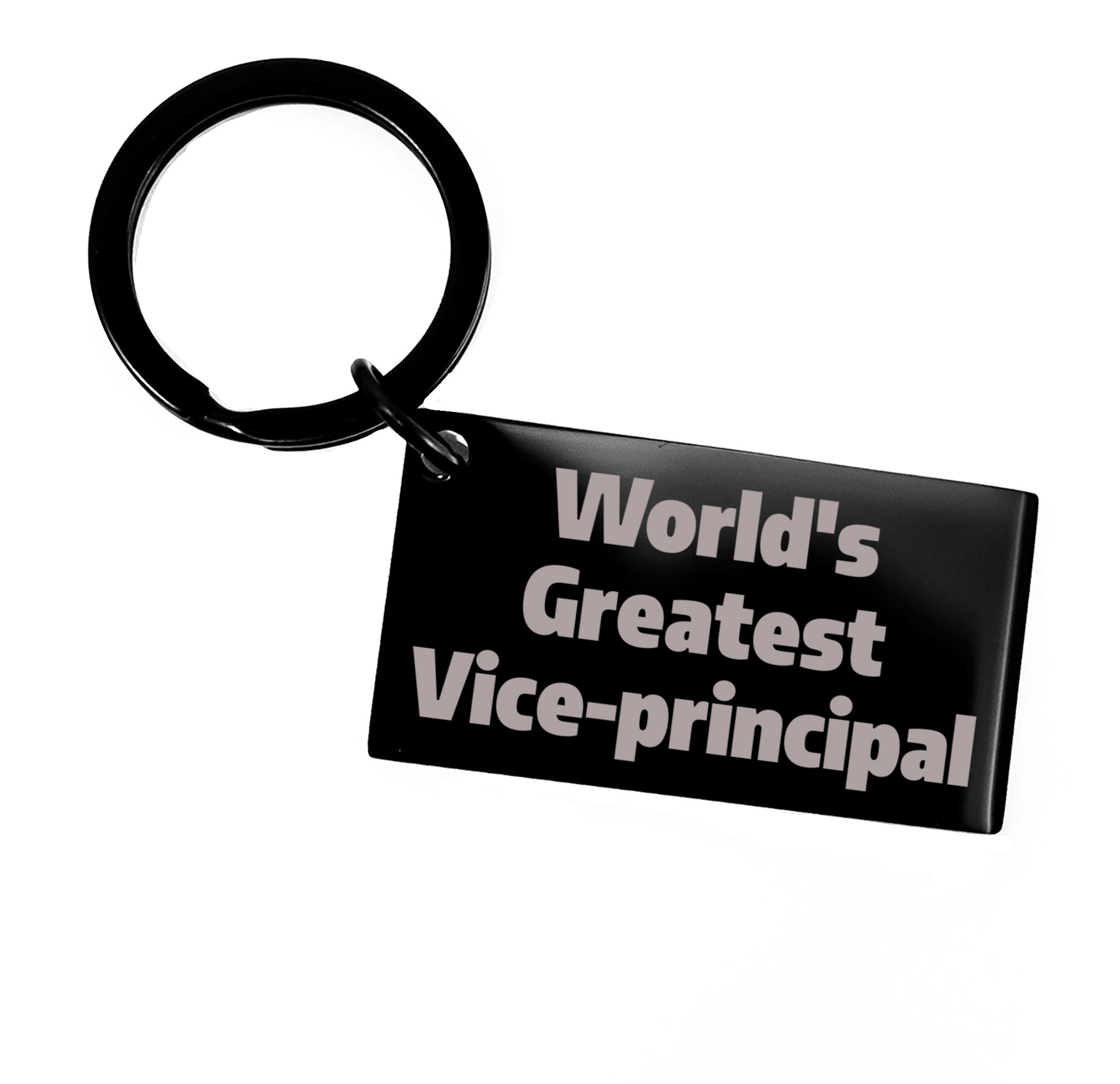 Joyful Stainless Steel Vice Principal Keychain With Quote Perfect Gift