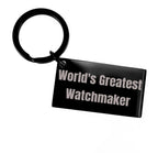 Stunning Stainless Steel Watchmaker Keychain Rust Resistant Ideal Gift