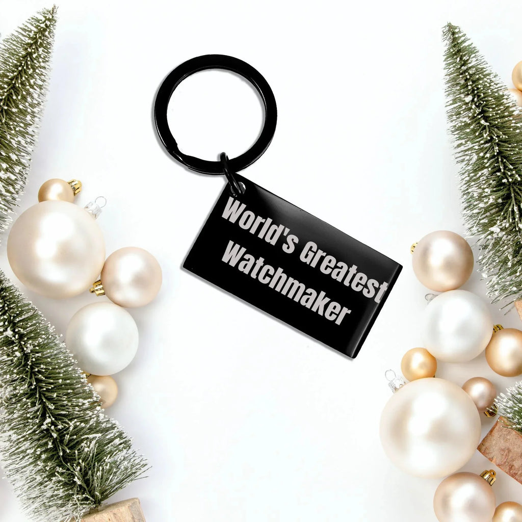 Stunning Stainless Steel Watchmaker Keychain Rust Resistant Ideal Gift
