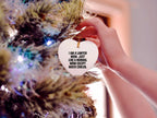 Lawyer Mom Heart Ornament, Funny Quote, Christmas Unique Gifts from Women to Lawyer Friends, Unique Presents for Men, Women, or Coworkers