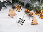 Lawyer Mom Heart Ornament, Funny Quote, Christmas Unique Gifts from Women to Lawyer Friends, Unique Presents for Men, Women, or Coworkers