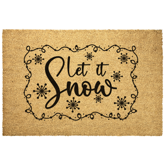 Let_It_Snow_Christmas_Doormat__Rustic_W_Outdoor_Mat_Main_Mockup.png