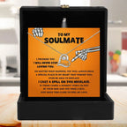 Soulmate-Never Stop Loving Halloween Love Dancing Heart Necklace