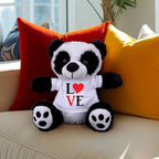Spread Some Love - Adorable Plush Lamb, Panda, or Teddy Bear with Tee Shirt