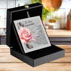 Apology Gift for Her - I'm Sorry I am an Idiot - Love Dancing Heart Pendant Necklace