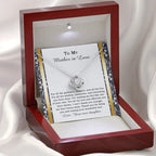 Mother-in-law Wedding Day Gift - One Of Your Own - Love Knot Pendant Necklace