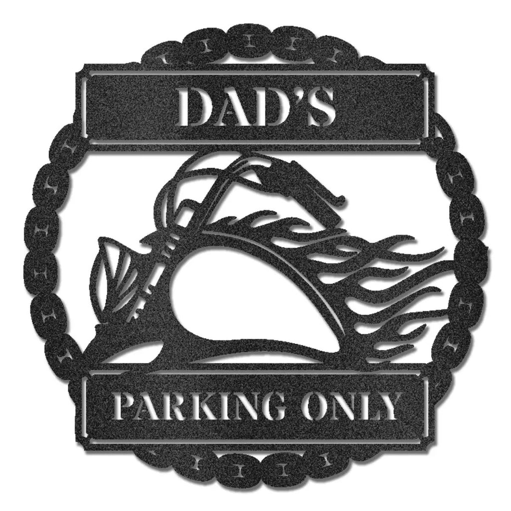 Personalized Motorcycle Metal Wall Art Sign – Custom Biker Name Sign – Garage Wall Decor – Man Cave Motorcycle Gift