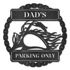 Personalized Motorcycle Metal Wall Art Sign – Custom Biker Name Sign – Garage Wall Decor – Man Cave Motorcycle Gift