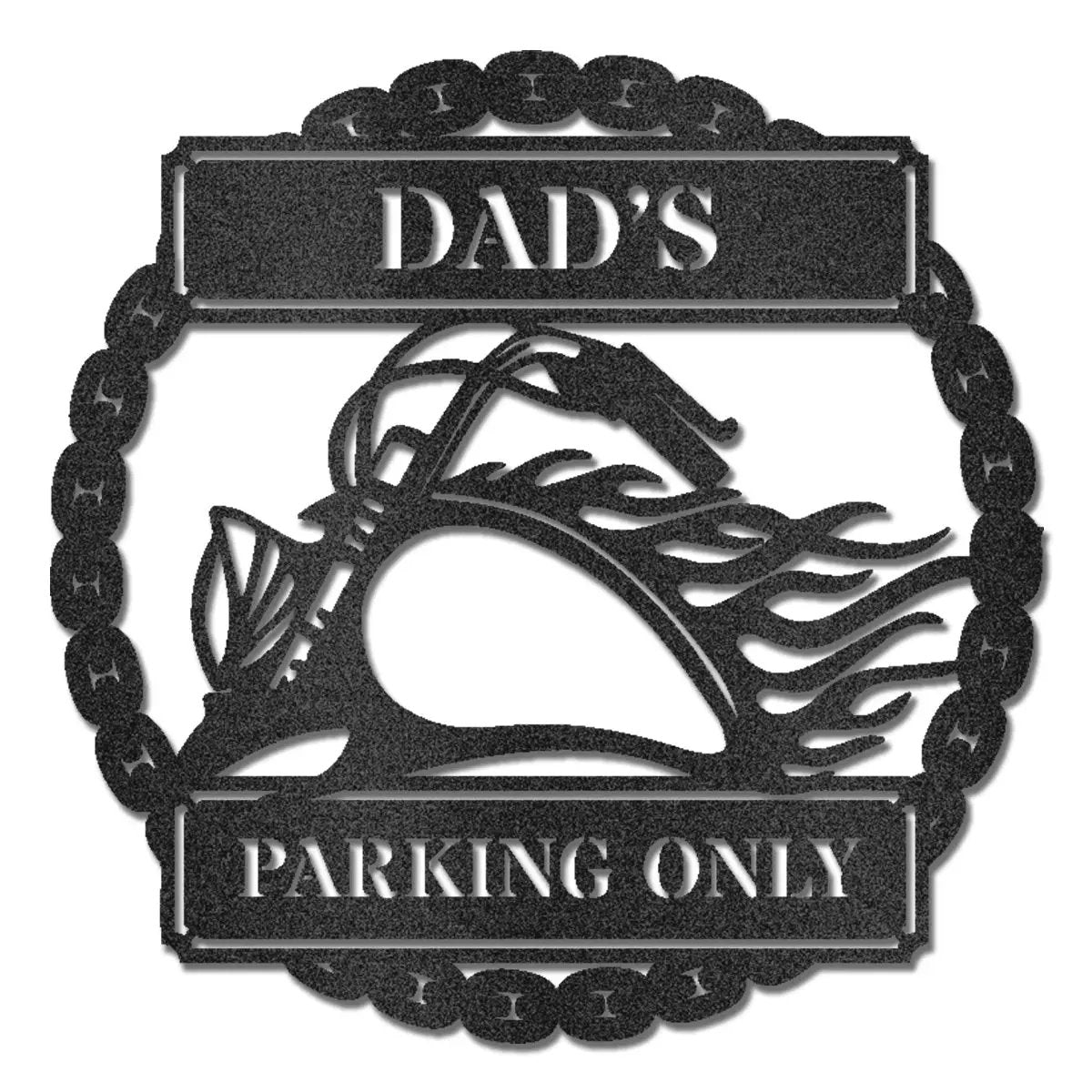 Personalized Motorcycle Metal Wall Art Sign – Custom Biker Name Sign – Garage Wall Decor – Man Cave Motorcycle Gift