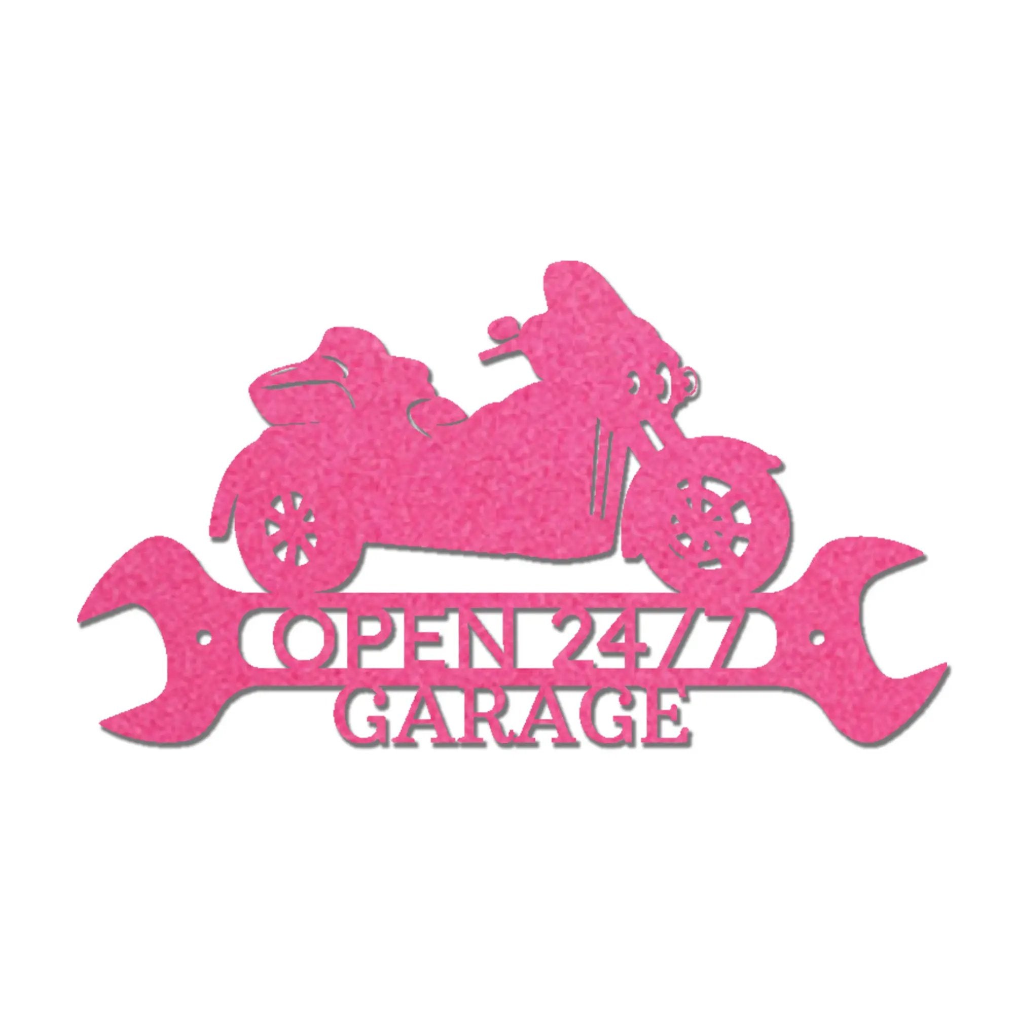 Trike Motorcycle Shop Custom Monogram Metal Art Wall Sign