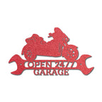Trike Motorcycle Shop Custom Monogram Metal Art Wall Sign