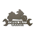 Trike Motorcycle Shop Custom Monogram Metal Art Wall Sign