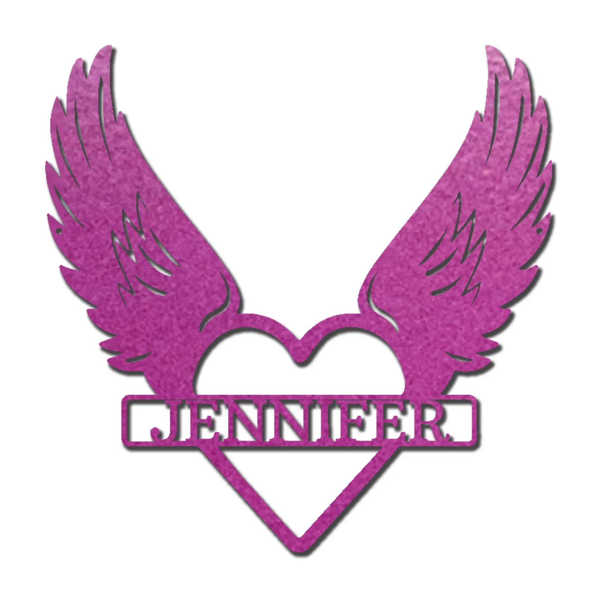 Personalized Angel Wings Memorial Metal Wall Art – Custom Name Remembrance Sign – Sympathy Gift – In Loving Memory Decor – Bereavement Gift