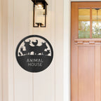 Farm Animals Custom Text Indoor Outdoor Steel Wall Sign Metal Art Home Decor