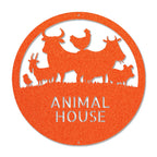 Farm Animals Custom Text Indoor Outdoor Steel Wall Sign Metal Art Home Decor