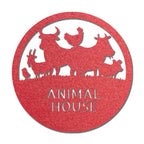 Farm Animals Custom Text Indoor Outdoor Steel Wall Sign Metal Art Home Decor