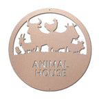 Farm Animals Custom Text Indoor Outdoor Steel Wall Sign Metal Art Home Decor