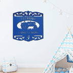 Personalized Family Farm Metal Wall Art Sign Custom Farm Name Tractor Steel Sign Elegant Farmhouse Decor Outdoor Ranch Sign