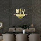 Personalized Kitchen Diner Indoor Outdoor Steel Wall Sign