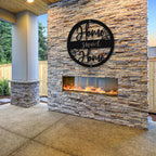 Home Sweet Home Metal Wall Art – Farmhouse & Rustic Decor