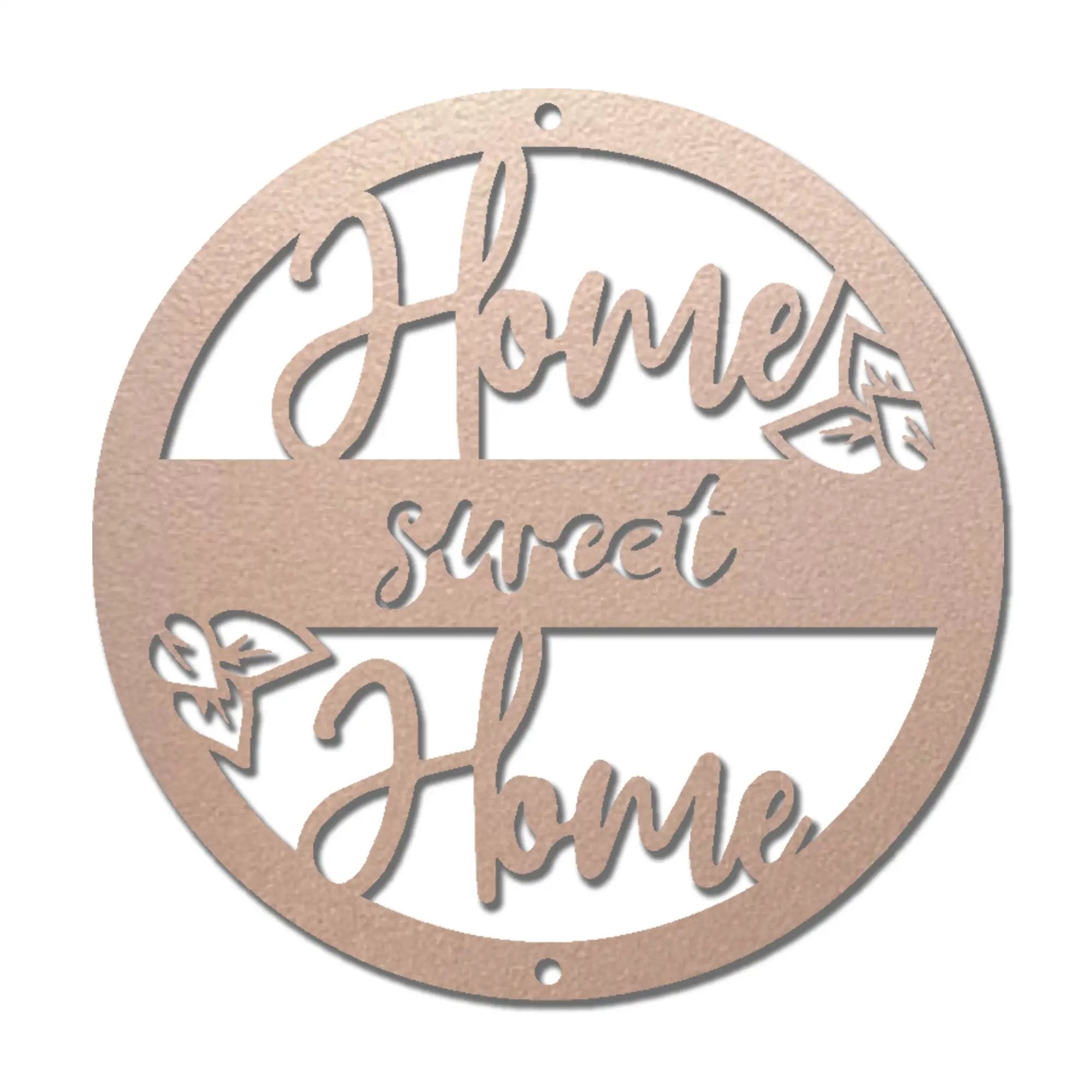 Home Sweet Home Metal Wall Art – Farmhouse & Rustic Decor