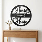 Home Sweet Home Metal Wall Art – Farmhouse & Rustic Decor