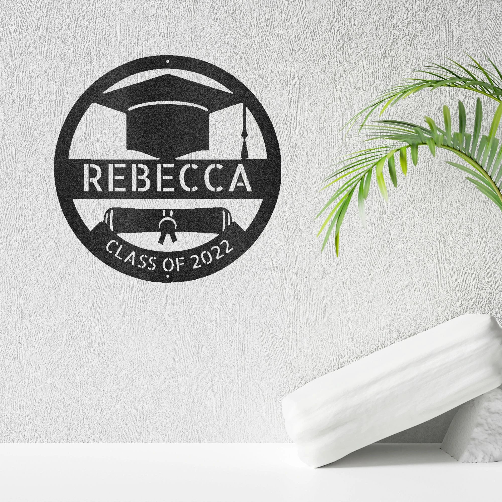 Personalized Graduation Metal Sign – Class of 2026 Decor – Custom Graduate Name Sign – Graduation Gift