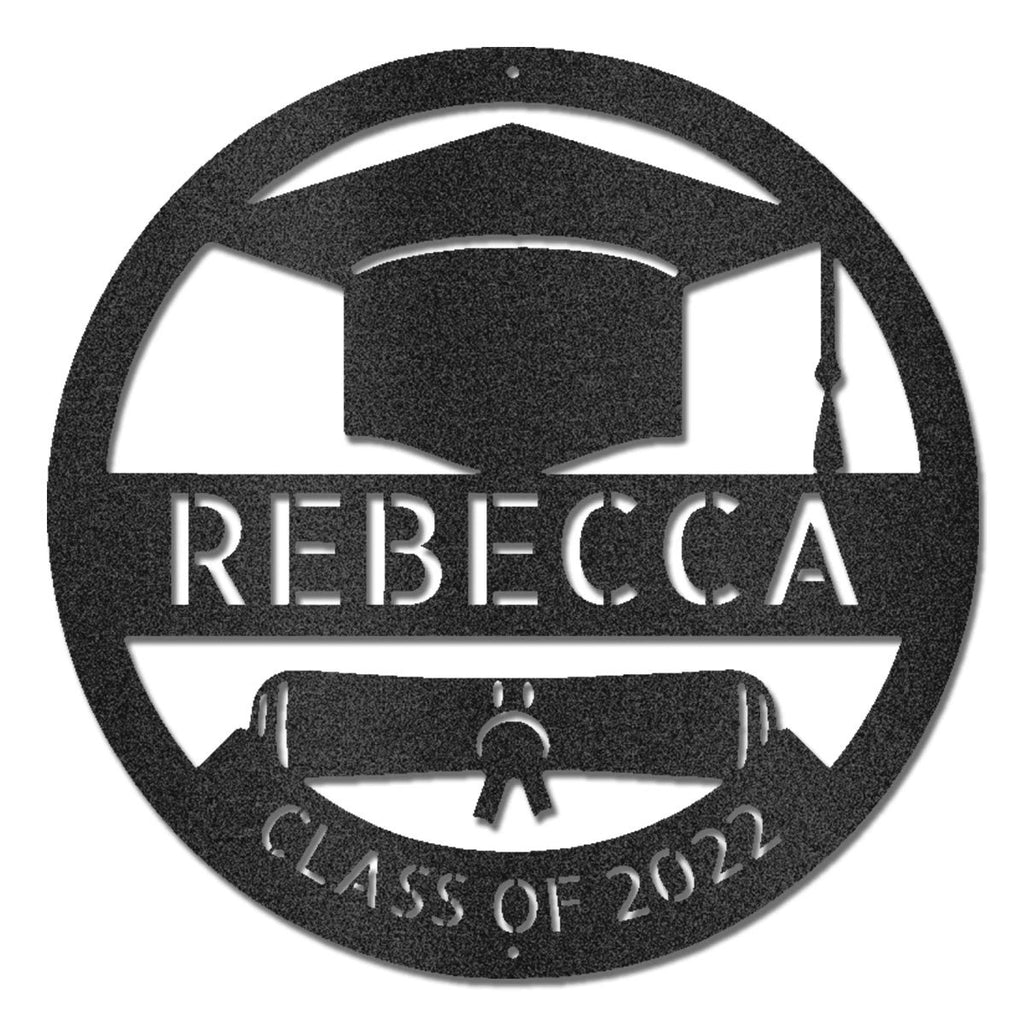 Personalized Graduation Metal Sign – Class of 2026 Decor – Custom Graduate Name Sign – Graduation Gift