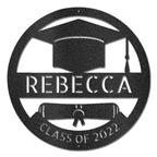 Personalized Graduation Metal Sign – Class of 2026 Decor – Custom Graduate Name Sign – Graduation Gift