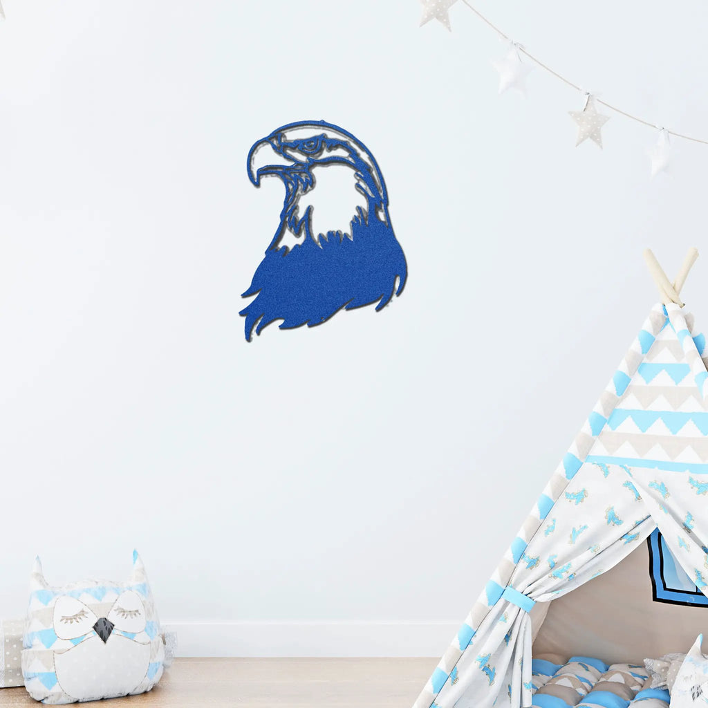 Bald Eagle Metal Wall Art – Patriotic USA Decor – American Eagle Sign – Rustic Wall Decor – Outdoor Metal Art