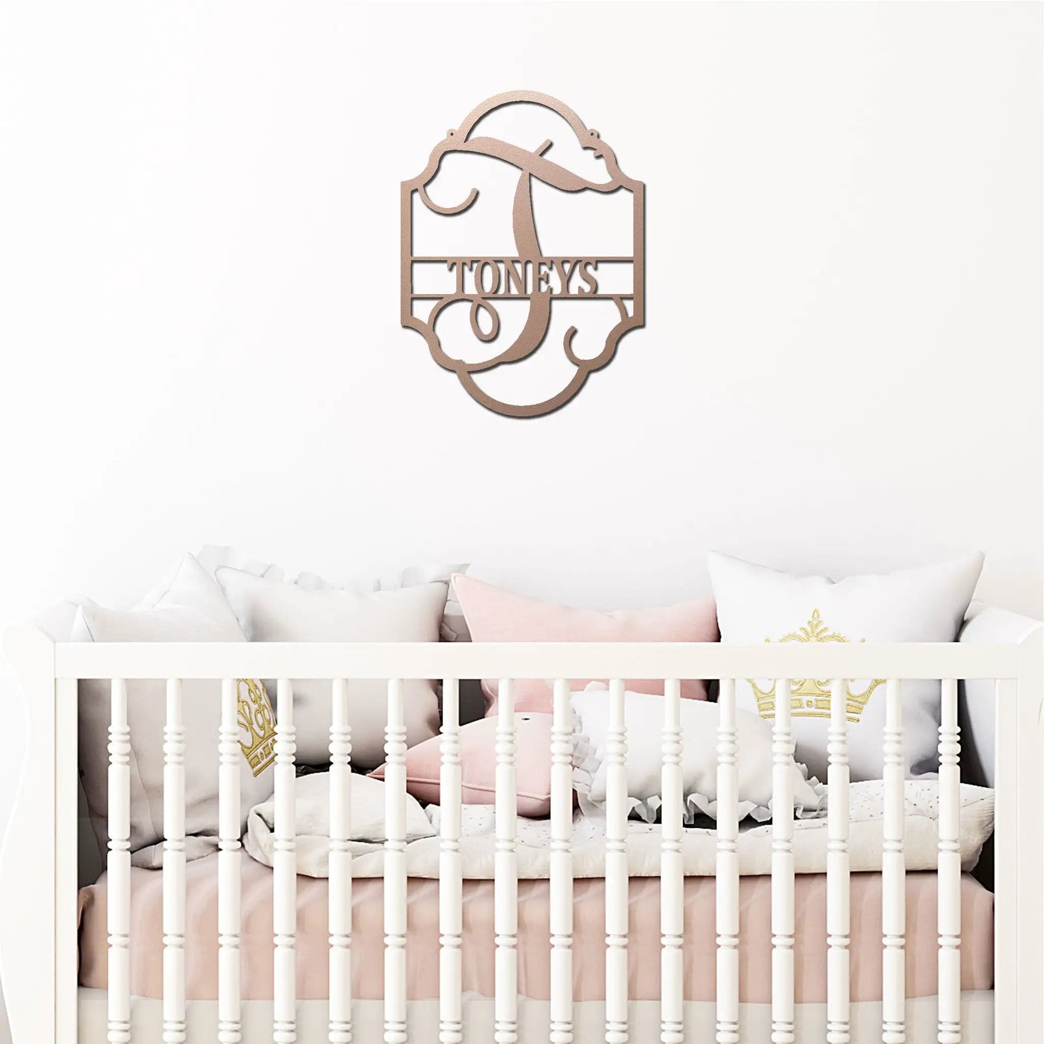 Family Name Plaque Personalized Metal Art Wall SignFamily Name Plaque - Steel Sign