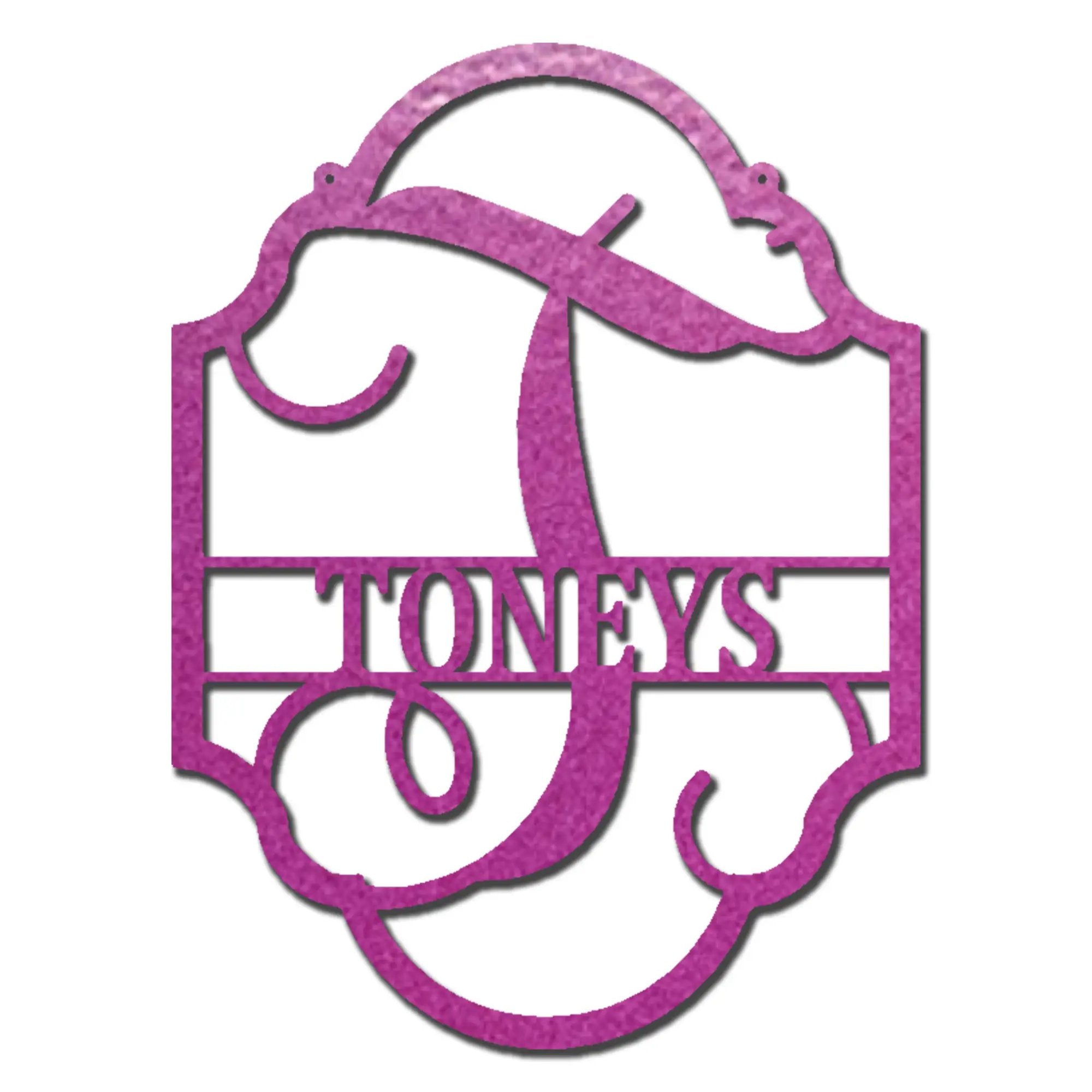 Family Name Plaque Personalized Metal Art Wall SignFamily Name Plaque - Steel Sign