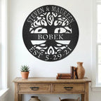 Personalized Tree of Life Metal Wall Art: Celebrate Heritage & Special Moments