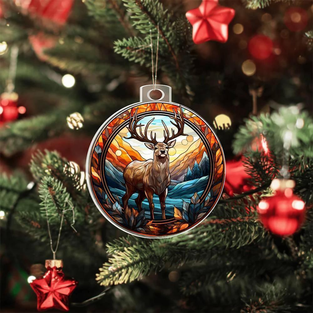 Majestic Deer Acrylic Keepsake Ornament