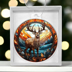 Majestic Deer Acrylic Keepsake Ornament