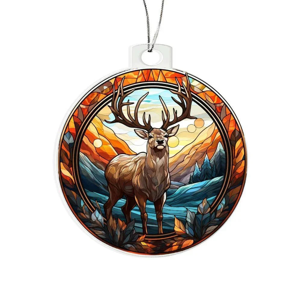 Majestic Deer Acrylic Keepsake Ornament