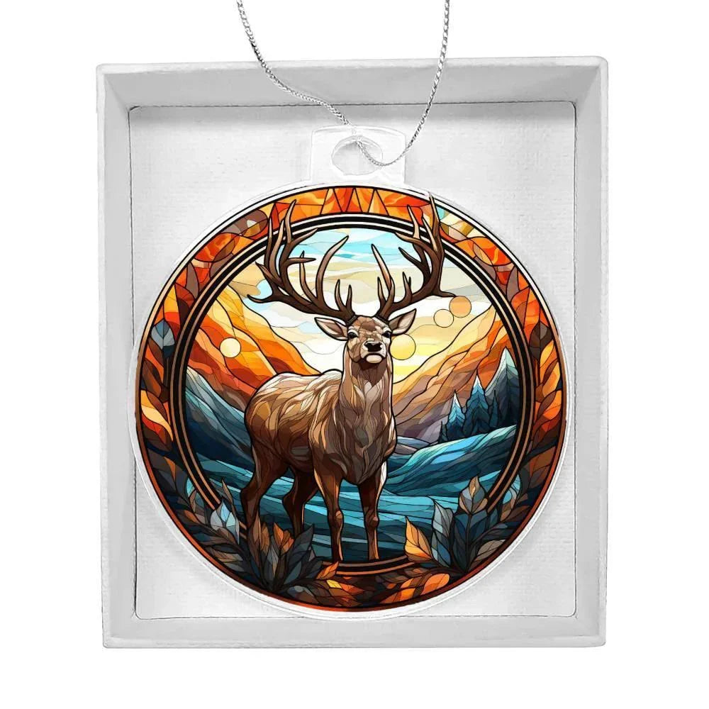 Majestic Deer Acrylic Keepsake Ornament