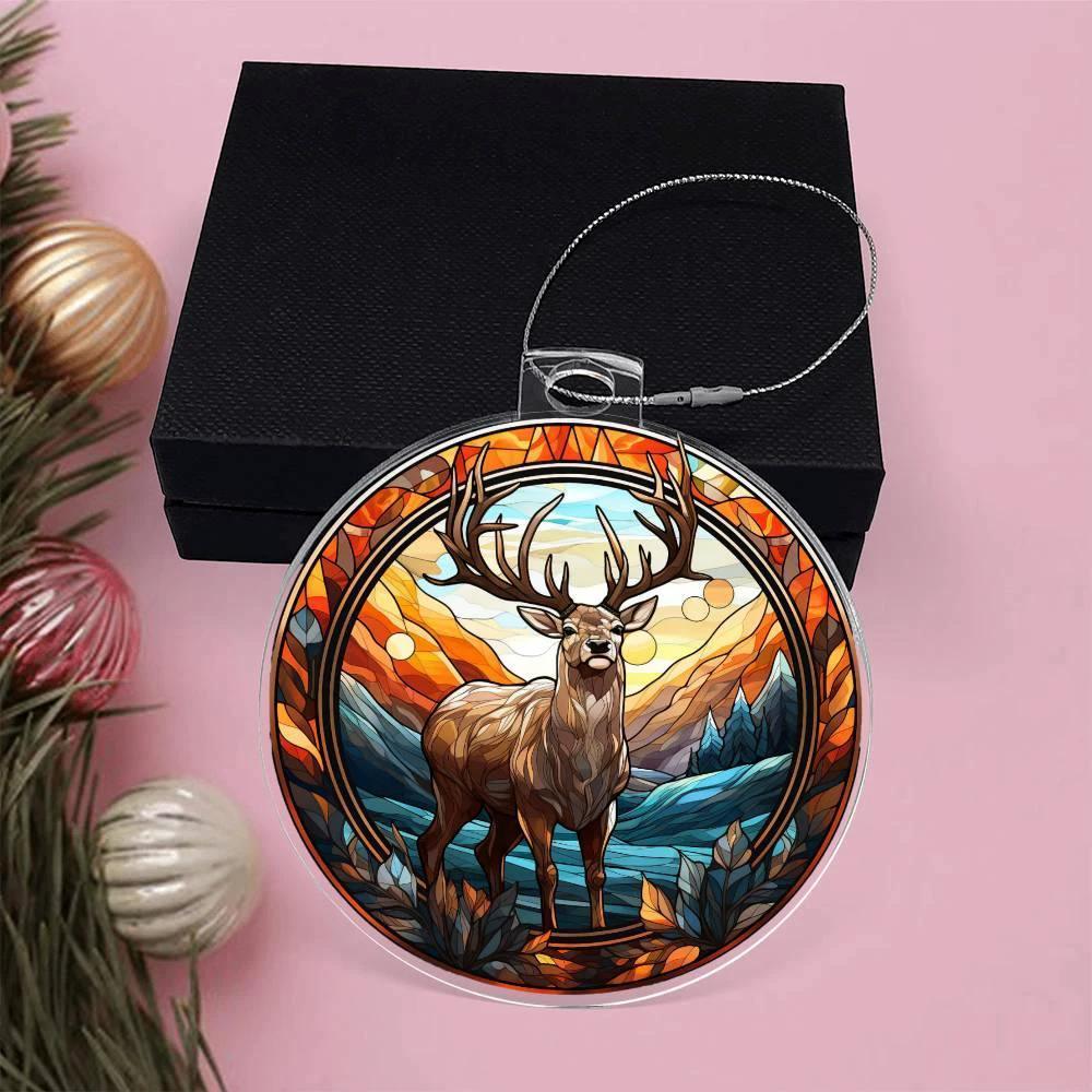 Majestic Deer Acrylic Keepsake Ornament
