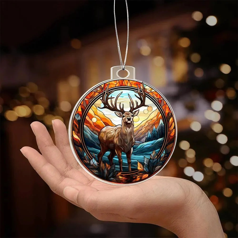 Majestic Deer Acrylic Keepsake Ornament