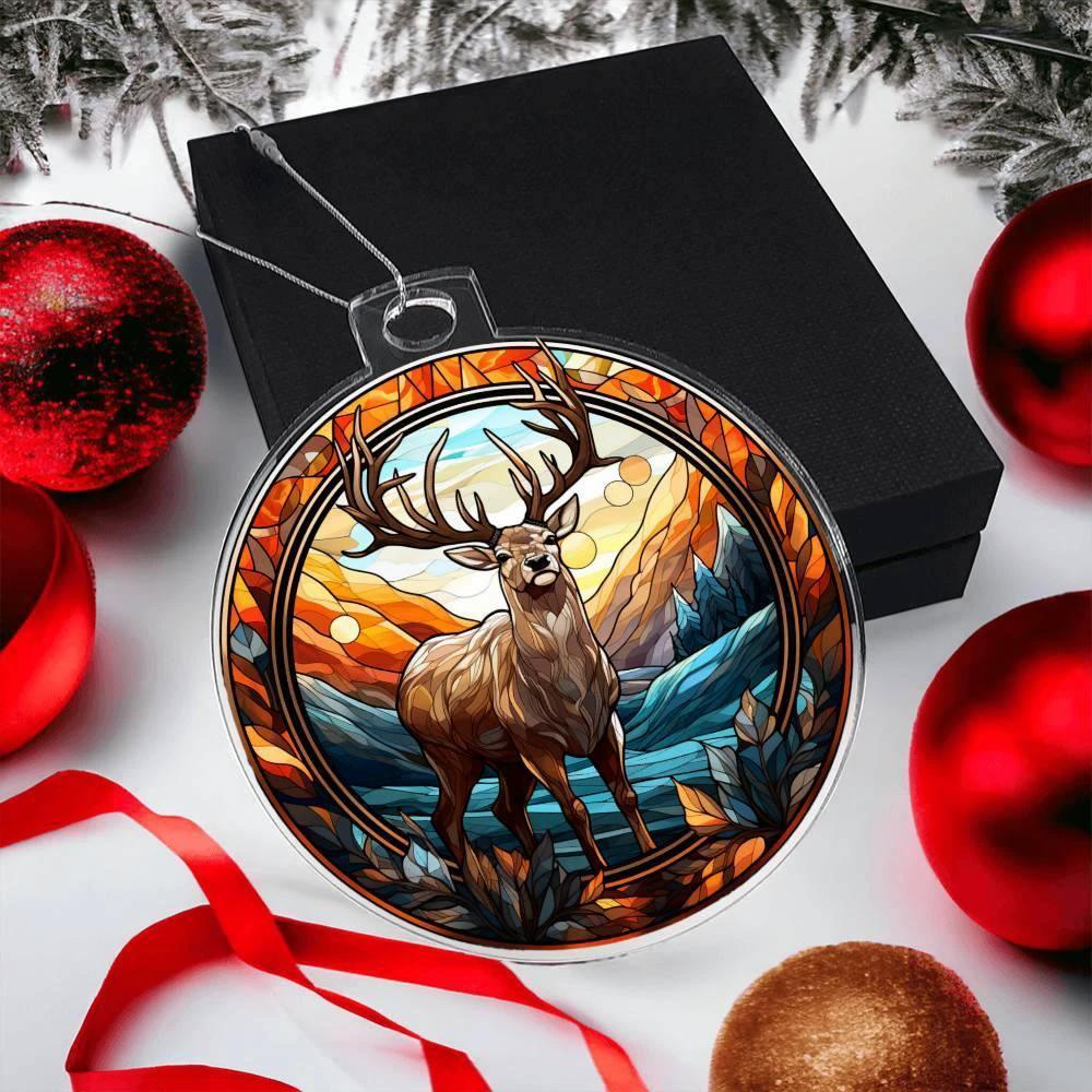 Majestic Deer Acrylic Keepsake Ornament