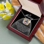 Gift for New Mom Baby Feet Pendant Necklace I Love You with My Smile