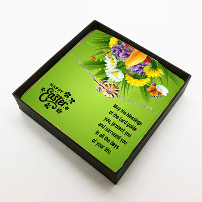 Easter Gift for Her – Sunflower Bracelet for Women & Teens – Sterling Silver with 18K Gold-Plated Petals – Christian Inspirational Jewelry with Blessings Message Card - Mallard Moon Gift Shop