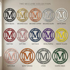 Letter Family Name Personalized Indoor Outdoor Steel Wall Sign Art