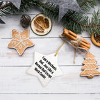Mechanic Gifts from Dad - Funny Star Ornament for Mechanic, Men, and Friends - Christmas Unique Gifts
