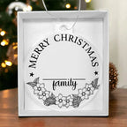 Merry Christmas From the Family Personalized Acrylic Keepsake Ornament